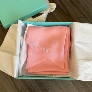 Tiffany & Co. Pink Silk Scarf/Tie.  New